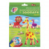 Набор для творчества "Пластилиновый зоопарк "Жираф": пластилин 6 цветов, пластмассовые детали