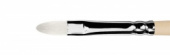 Кисть синтетика+щетина, овальная, длинная ручка "1M32" №8, для масла, акрила, гуаши, темперы