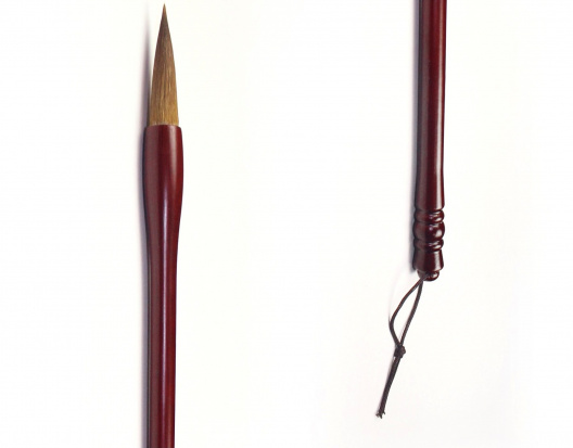 Кисть для каллиграфии (мореное дерево) № 9 (Волк) Кисть для каллиграфии (мореное дерево) № 9 (Волк)