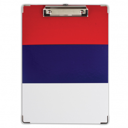 Доска-планшет "Flag" с верхним прижимом, А4, 22,6х31,5 см, картон/ламинированная бумага