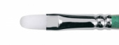 Кисть жемчужная синтетика, овальная, длинная ручка "1P3G" №14, для масла, акрила, гуаши, темперы