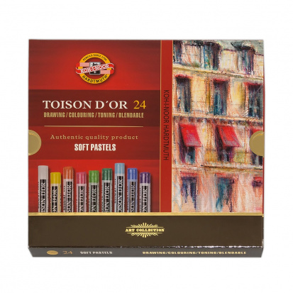 Набор сухой пастели soft "Toison d'or", 24 цв.