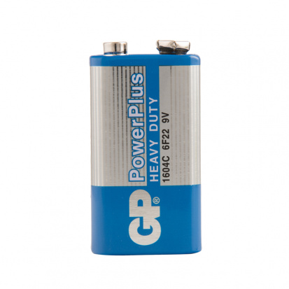 Батарейка GP PowerPlus MN1604 (6F22) Крона, солевая, 1шт упак.