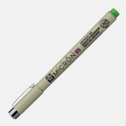 Ручка капиллярная "Pigma Micron" 0.45мм, Салатовый