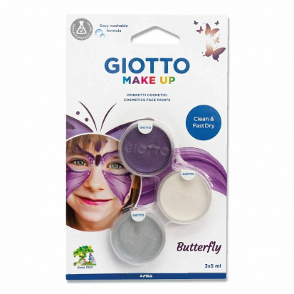 Giotto make up Batterfly Набор для грима 3 шт по 5мл., блистер sela25