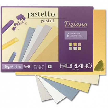 FABRIANO Альбомы и склейки "Tiziano" для пастели 160г/м2
