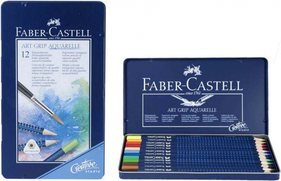 FABER-CASTELL Акварельные карандаши "Art Grip"