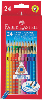 FABER-CASTELL Акварельные карандаши "Grip 2001" трехгранные
