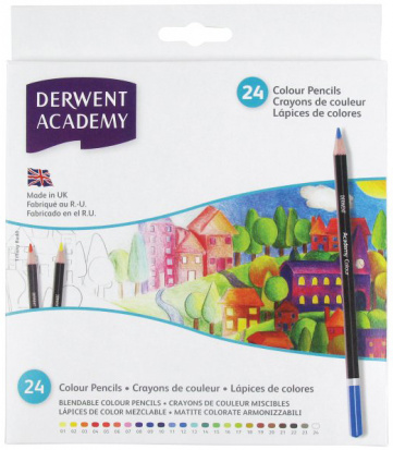 DERWENT Цветные карандаши "Academy"