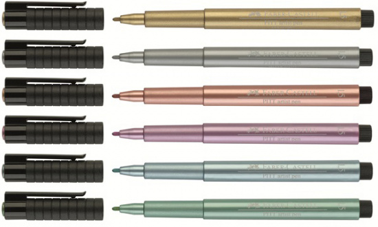 FABER-CASTELL Капиллярные ручки "Pitt Pen" поштучно