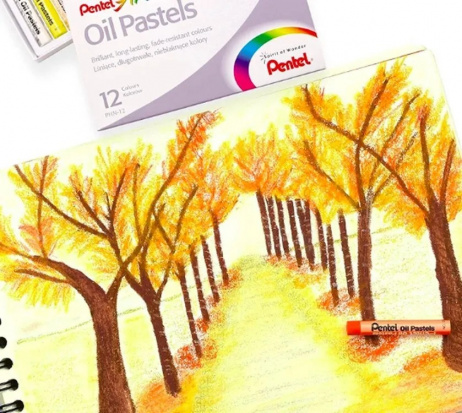 PENTEL Масляная пастель "Oil Pastel" в наборах
