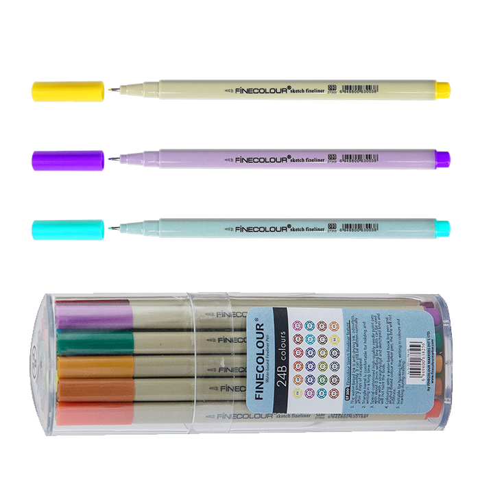 FINECOLOUR Капиллярные ручки цветные