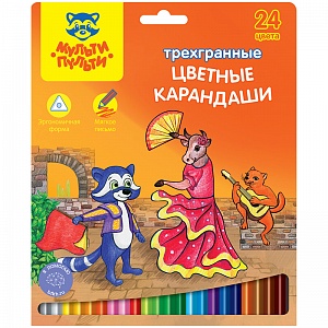 МУЛЬТИ-ПУЛЬТИ Цветные и акварельные карандаши