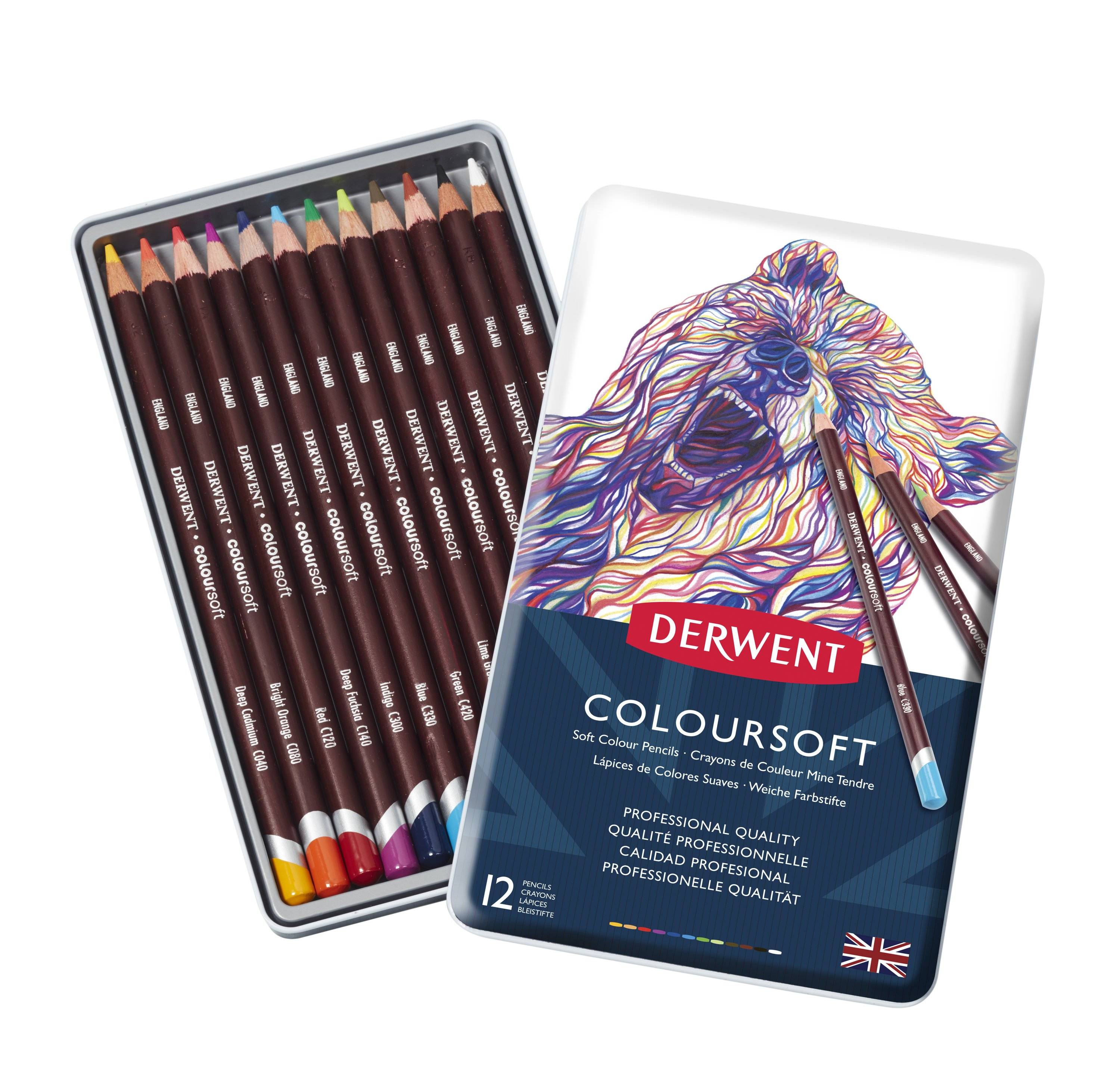 DERWENT Цветные карандаши "Coloursoft"